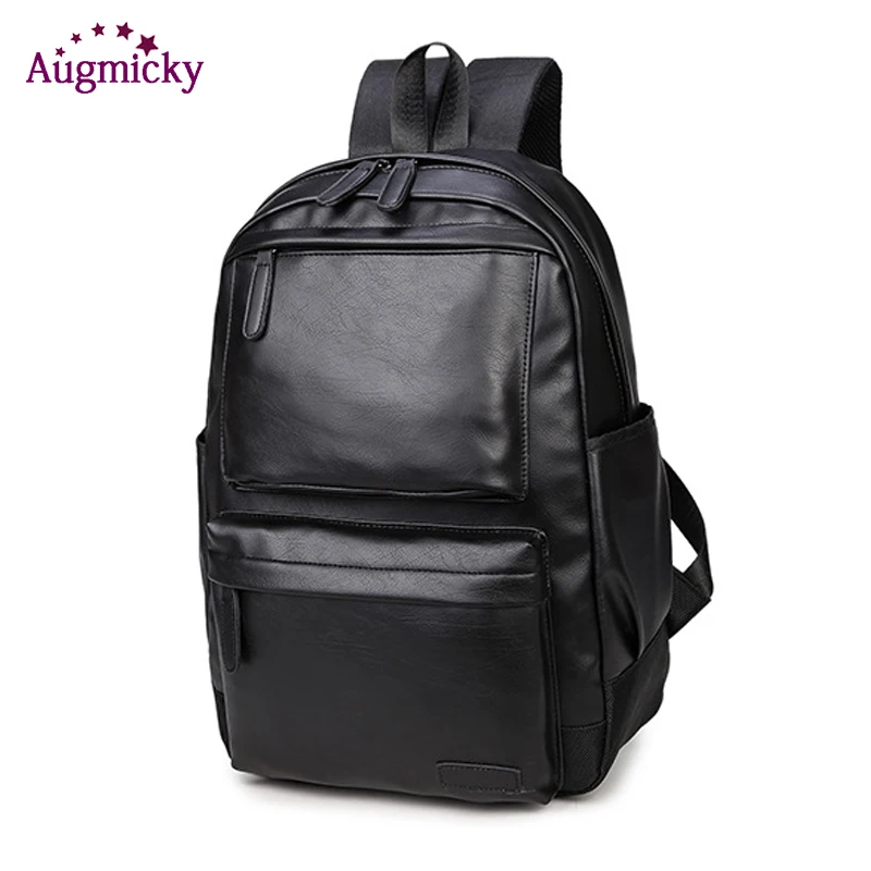 Мужской рюкзак дорожный рюкзак из искусственной кожи, школьная Повседневная сумка для ноутбука, деловые сумки для ноутбуков, женские сумки на плечо mochila