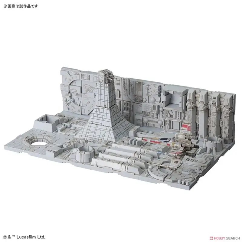 WSTXBD Original BANDAI Star Wars Vehicle THE LAST JEDI MODEL Death Star Attack Set PVC Figure Brinquedos Dolls Toys Figurals