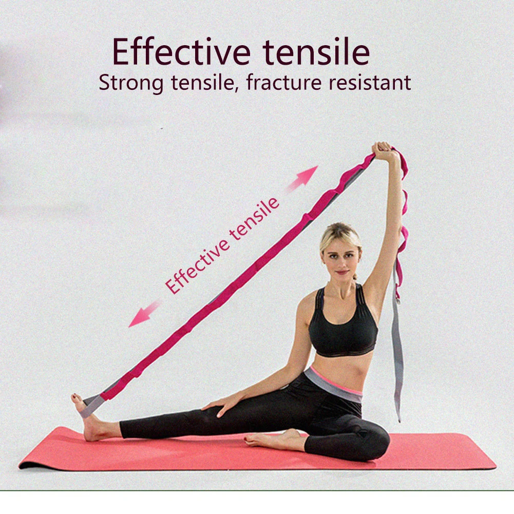 

Newly Yoga Belt Leg Strectching Strap Belt Resistance Bands for Ballet Yoga Gymnastics 19ing