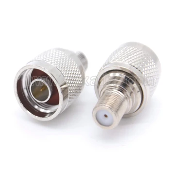 

5pcs N Male Plug to F Female Jack RF Coaxial Adapter Connector adapter Free shipping