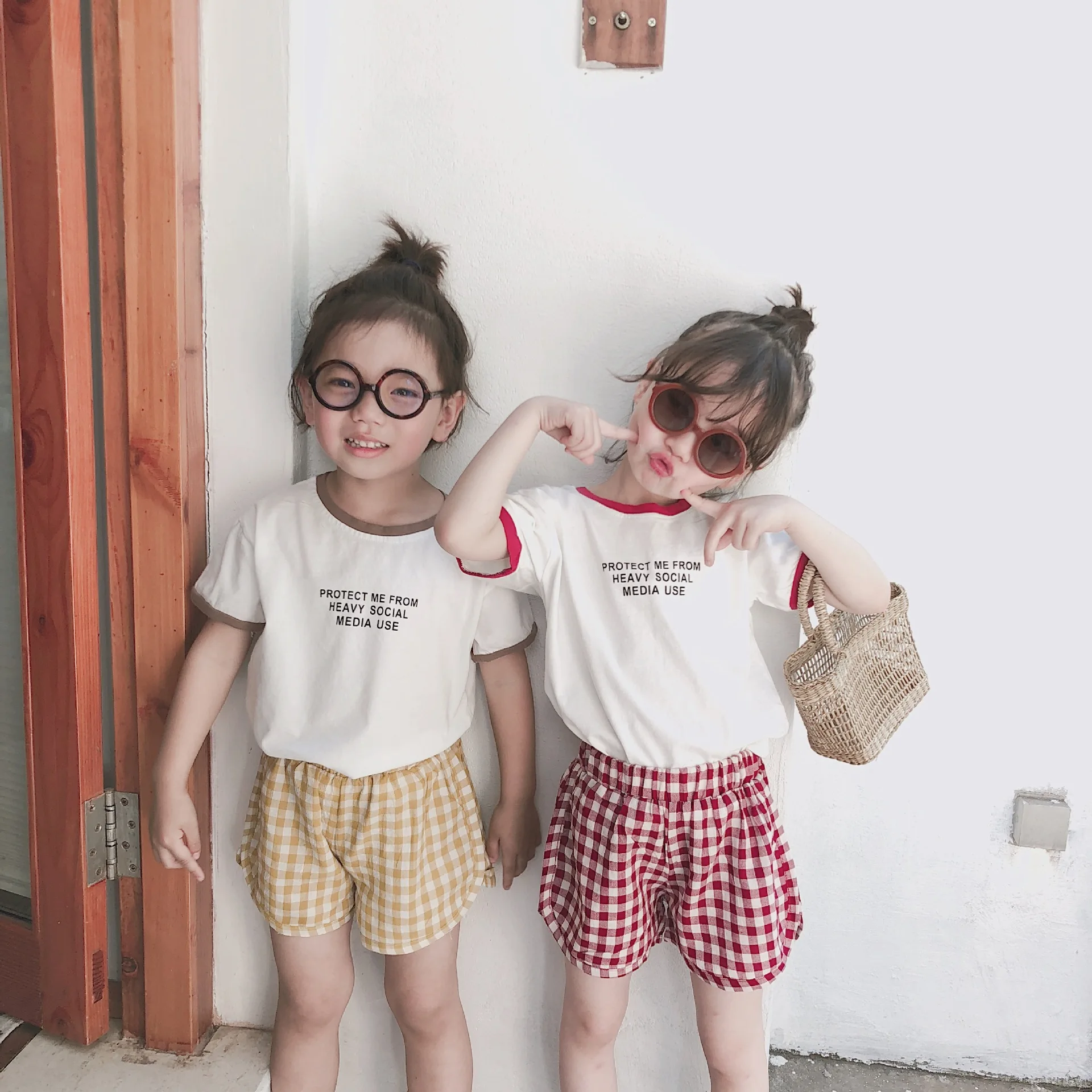 

Summer Children's Cotton T Shirt Fashion Letter Printed Tee Shirts Toddler Boys Summer Clothing Kids Short-sleeved Top Tees 2-7Y