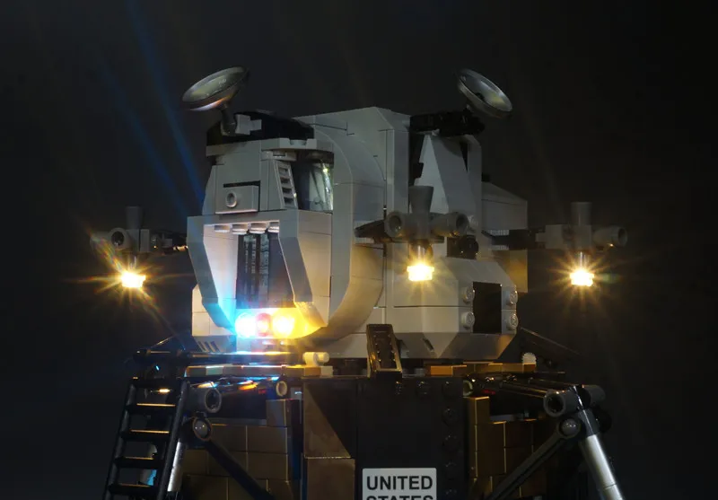 Pаспродажа Kyglaring светодиодный светильник комплект для 10266 Apollo 11 Moon посадочная корзина