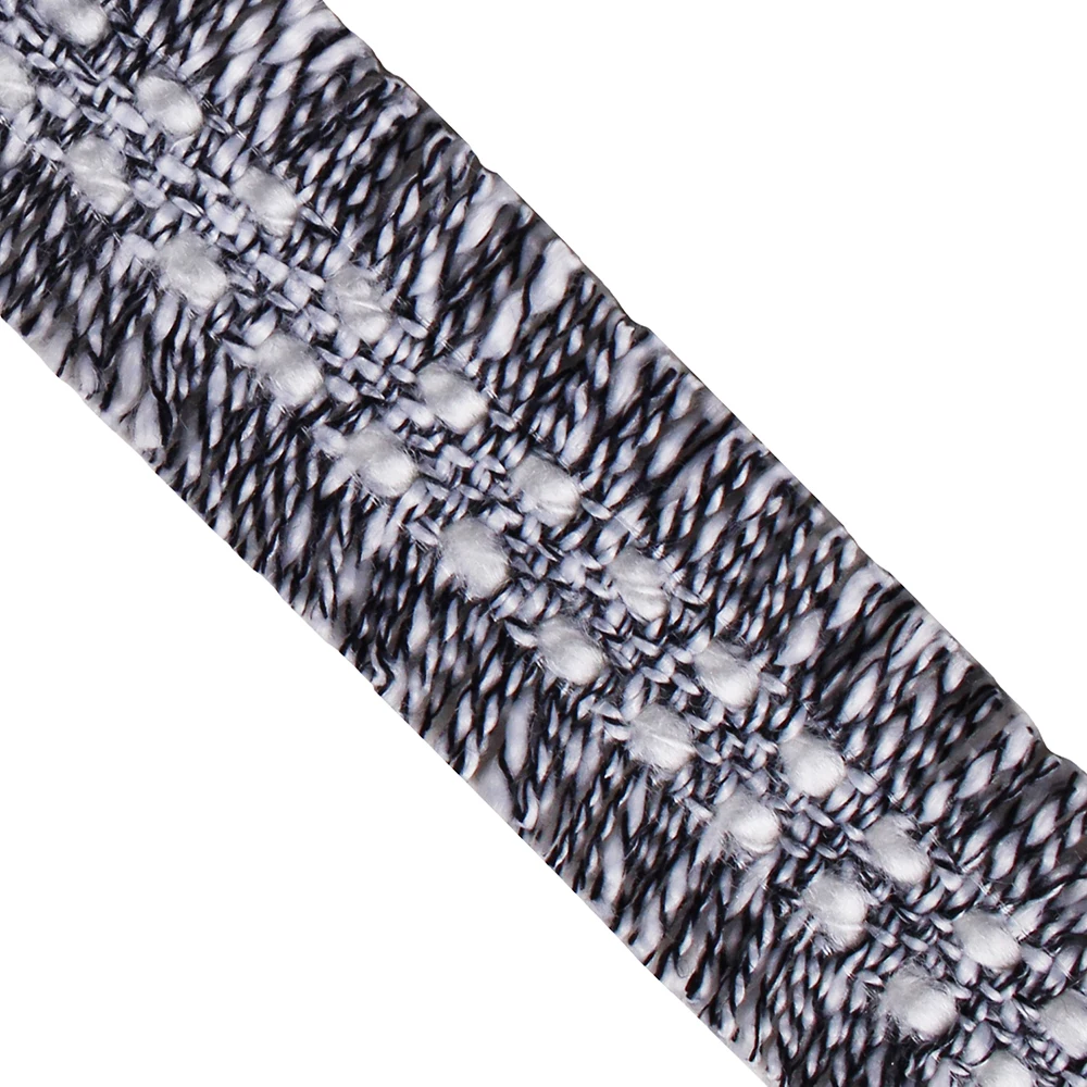 20yards Fashion 2.5cm Braided Fringe Tassel Lace Ribbon Trim Band Tape