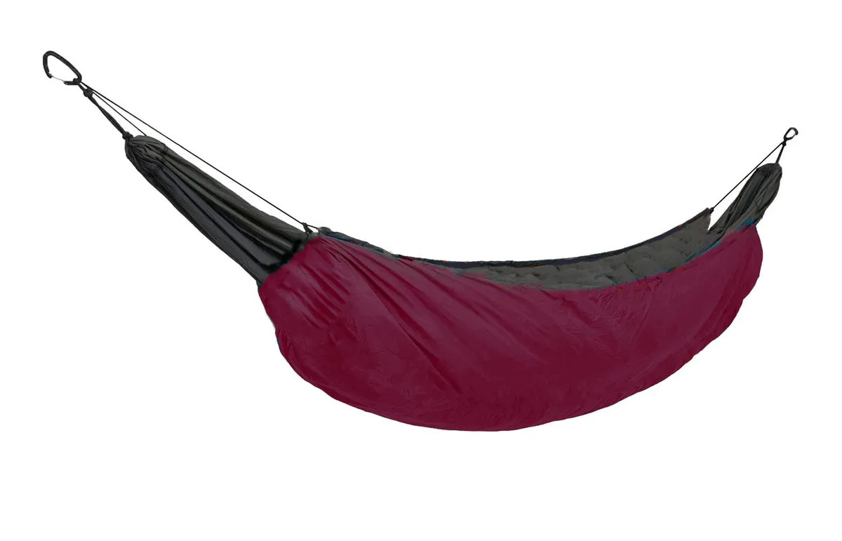 Легкий полноразмерный гамак под одеяло 40 F до 68 F(5 C до 20 C - Цвет: wine red