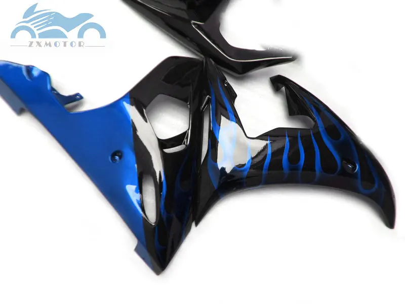 Высококачественный комплект для мотоциклов YAMAHA R6 YZFR6 2003 2005 YZF 03 05 синий черный