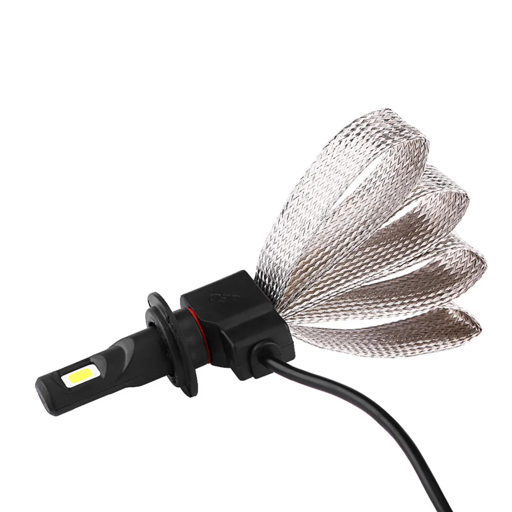 

1 Pair LED COB Headlight Lamp Bulb 60W H7 Auto Car LED Headlight Kit Bulb Conversion COB Lamp 6400Lm 6000K White