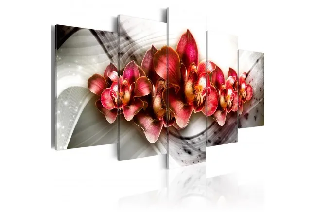 

5 Pcs/Set New beautiful flower Wall Art Painting World Map Canvas Printed Painting for Living Room Home Art/PJMT-23