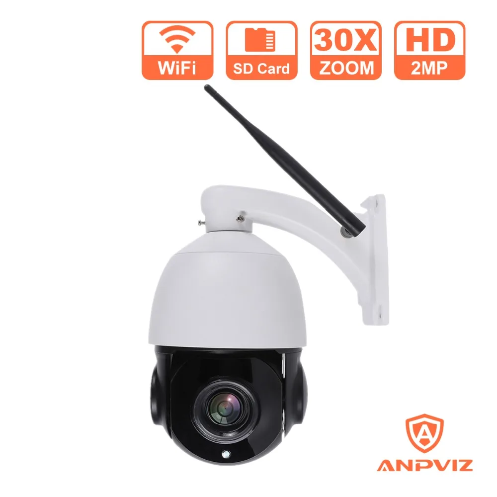 

Anpviz 1080P PTZ IP Camera Onvif Outdoor 2MP Motorized 4.7-94mm 30X Zoom Waterproof Speed Dome Surveillance Cameras CCTV Porject