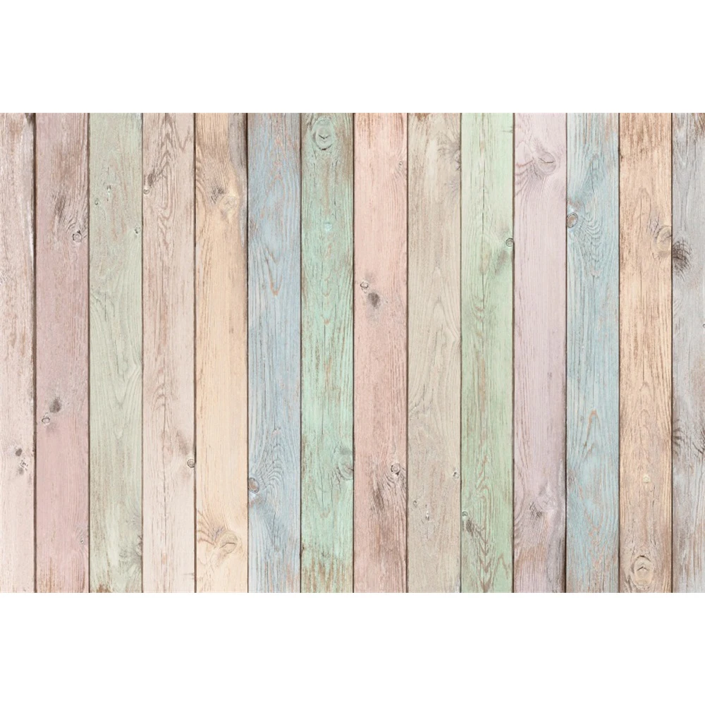 

Hardwood Colorful Plank Texture Baby Cake Food Portrait Vinyl Photo Backgrounds Photographic Backdrops for Digital Photo Studio