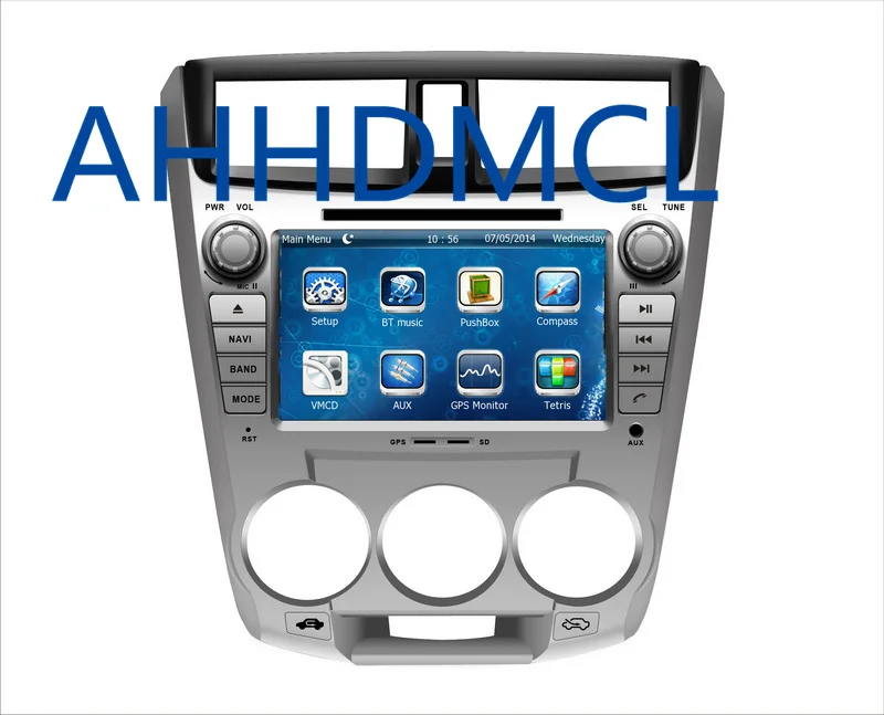 Top AHHDMCL Car Multimedia Player Stereo Radio DVD Navigation For City 1.5L 2008 2009 2010 2011 2012 2013 2014 2015 2016 2017 1