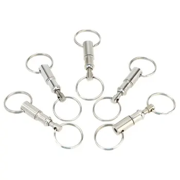 

5 pieces split rings / detachable key ring / key chain with two split rings