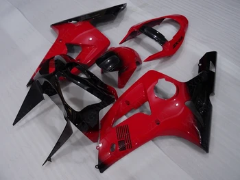 

Plastic Fairings Ninja Zx-6r 2003 - 2004 Red Black Full Body Kits 636 Zx-6r 04 Fairings for Kawasaki Zx6r 04
