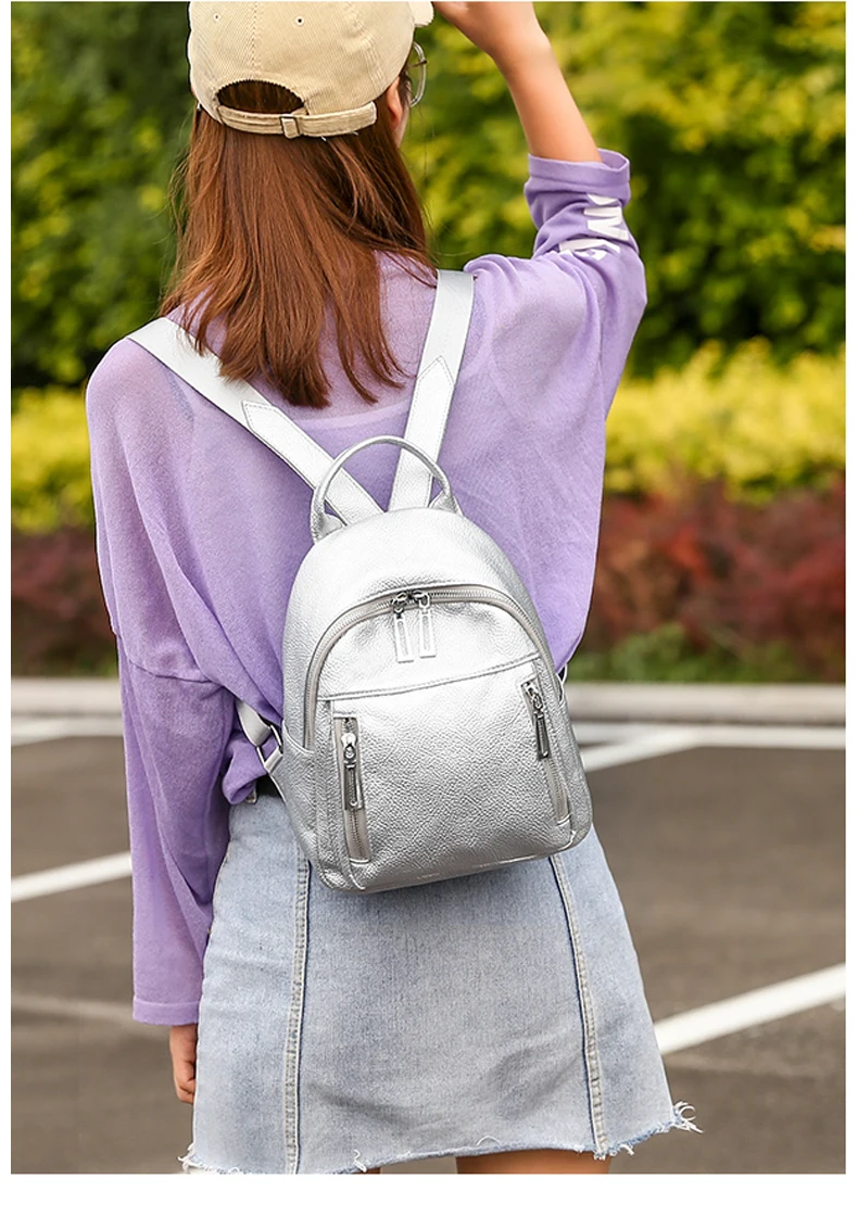 Школьный рюкзак женская Корейская версия летней моды тренд дикие модели ультра светильник Повседневный студенческий рюкзак