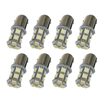

10pcs BAY15D P21/5W 1157 13 5050-SMD Cool White Turn Brake LED Light Lamp Bulb