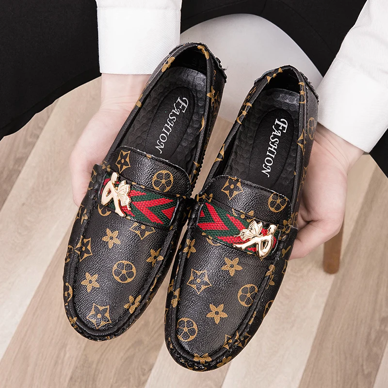 

Leather Men Shoe Loafers Men Shoes Size 48 Mens Luxury Shoes Men Designer Shoes Casual Brown Lazy Shoes Male Mocasines Hombre