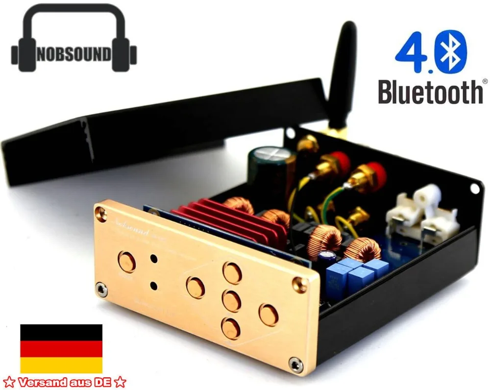 

Nobsound Bluetooth 4.0 TPA3116 Digital Amplifier HiFi Desktop Stereo Integrated Amplifier 100W With EU Power Suppy