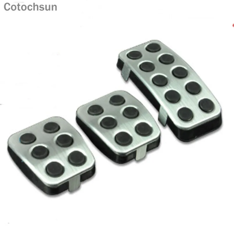 Cotochsun car styling Stainless Steel gas brake clutch Pedal cover case