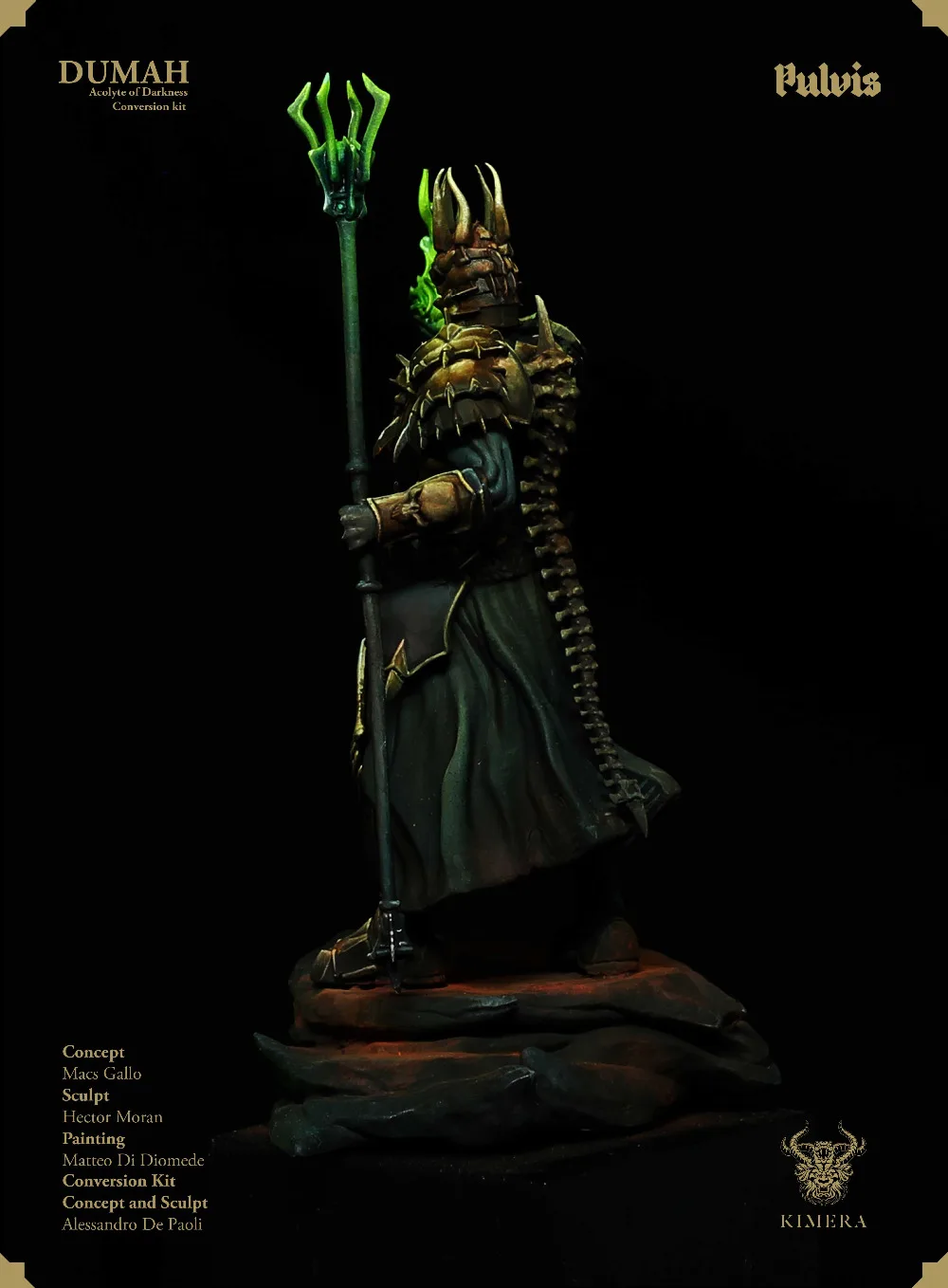 [Loong Way Miniatures] Kimera Dumah Acolyte of Darkness 75 мм миниатюра