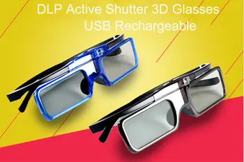 

2pcs New For benq 3d glasses active shutter for Optoma Sharp LG Acer benq w1070 glasses Projector 3D glasses dlp link