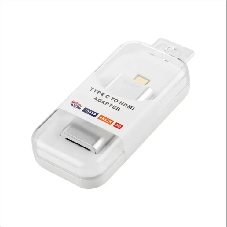 Пользовательский USB3.1 Тип-C HDMI мать ультра-ясно, адаптер алюминиевый корпус позолоченные головы 4 К 60 Гц предусмотрена