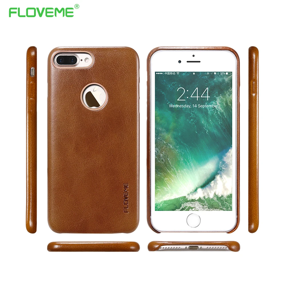 Sexy Floveme Пояса из натуральной кожи чехол для iPhone 7 6 6S Plus Винтаж металлические отверстия для IPhone 6S 6 7 Plus царапинам нескользящие корпуса телефона чехол на айфон 6 6s Plus чехол на айфон 7 8 Plus