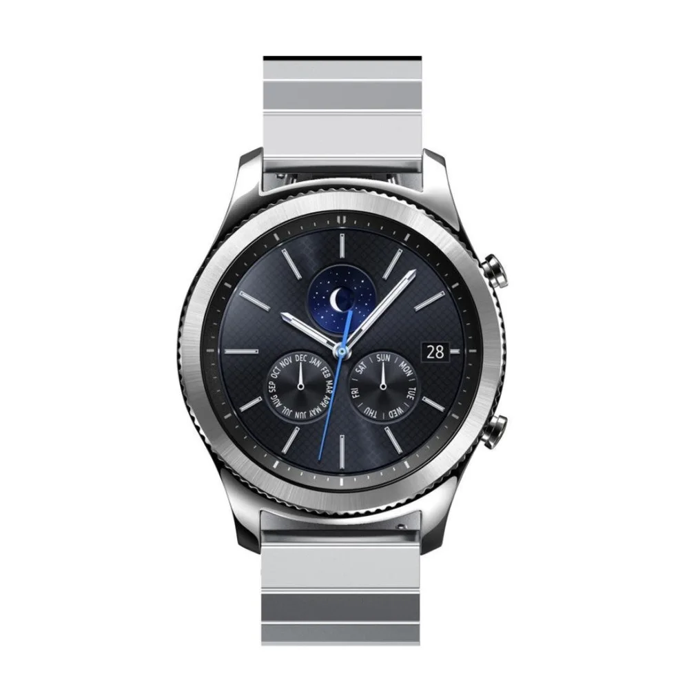 Ремешок для часов Samsung Gear S3 Frontier модный браслет из нержавеющей стали смарт 22 мм