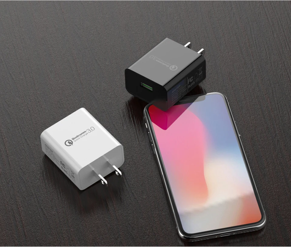 US Charger QC3.0 Fast Charging Mobile Phone Chargers USA Electrical Socket For Electronic Equipment in United States (12)