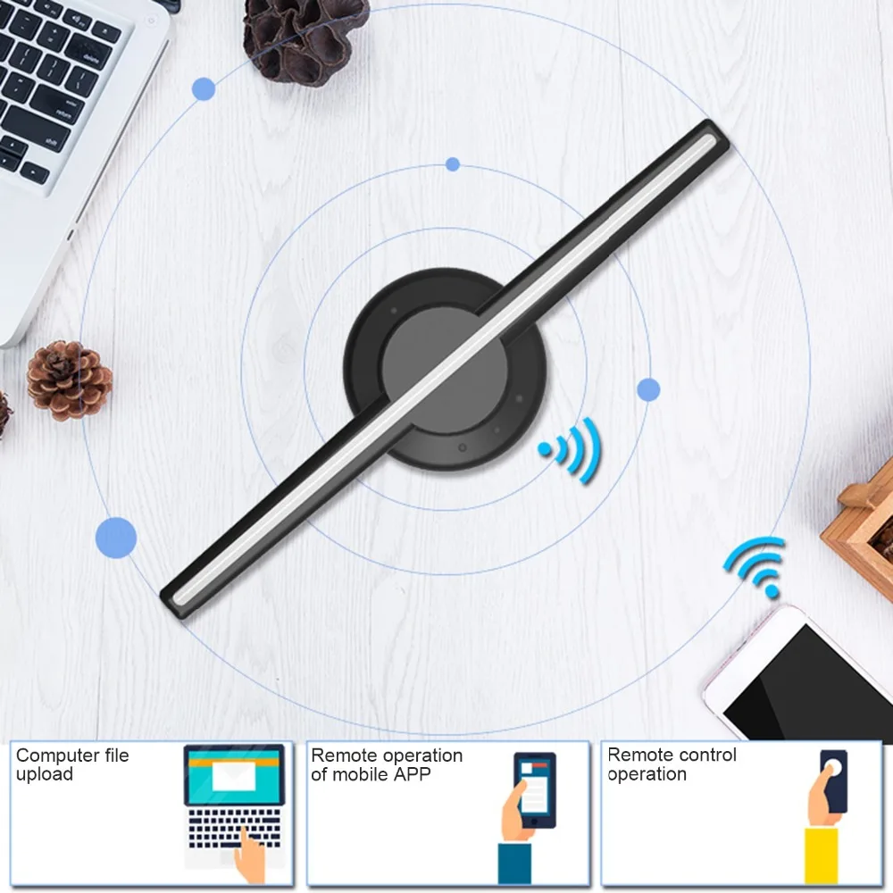 3D Hologram Advertising Display Led Fan Holographic Imaging Naked Eye Led Fans Advertisement Player Machine 3D Hologram Advertising Display Led Fan Holographic Imaging Naked Eye Led Fans Advertisement Player Machine