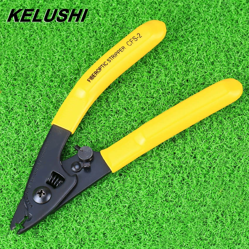 

KELUSHI High Quality CFS-2 Fiber Optic Stripper Clamp Double-hole Pliers Upgraded Version