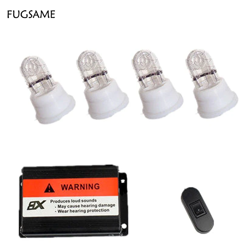FUGSAME автомобиль 4 шт. U спирально Трубочная противотуманной фары со