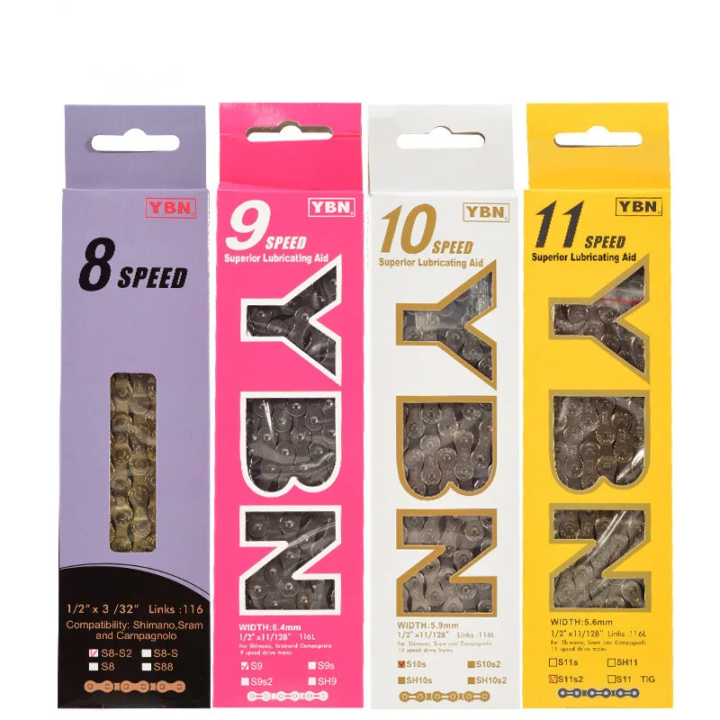 Bike Chain YBN 8//9//10//11 Speed Road Bike//Mountain Bicycle MTB Chain