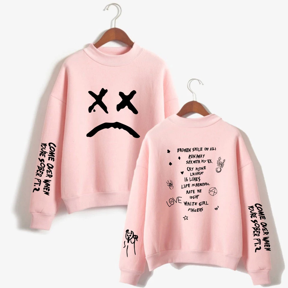 Lil Peep Толстовка с принтом Мужская и женская одежда с длинным рукавом Весна хип-хоп толстовка Корейская уличная Мужская Уличная одежда