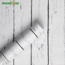 Винтажная ПВХ водостойкая самоклеящаяся настенная бумага для кухонных шкафов, полочный лайнер, самоклеющаяся настенная наклейка, виниловая контактная бумага, дерево