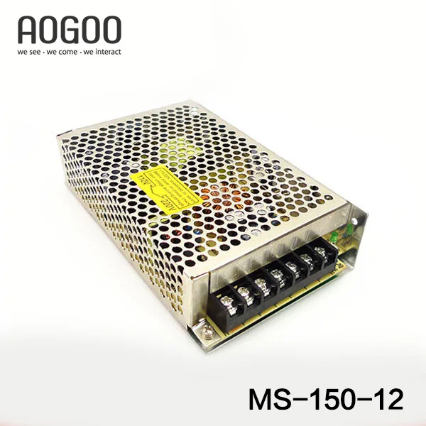 

150W 12V 12.5A Mini-size switch mode LED Light Devices Switching Power Supply MS-150-12