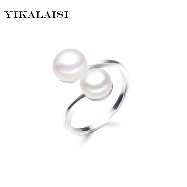 YIKALAISI 2017 New Fashion 100% Natural Pearl Ring Jewelry 925 Sterling Silver I YIKALAISI 2017 New Fashion 100% Natural Pearl Ring Jewelry 925 Sterling Silver I