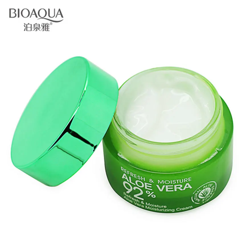 BIOAQUA Aloe Vera Gel Essence Face Cream Moisturizing Snail Whitening