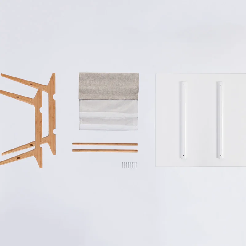 ZEN'S BAMBOO Square Coffee Table Bamboo Tea table White Double Layer Table Living Room Furniture ZEN'S BAMBOO Square Coffee Table Bamboo Tea table White Double Layer Table Living Room Furniture