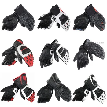 

3 Models 100% Genuine Leather Dain 4 STROKE EVO Motorcycle Gloves Racing Gloves Driving Original Race Pro In Motorbike Gloves
