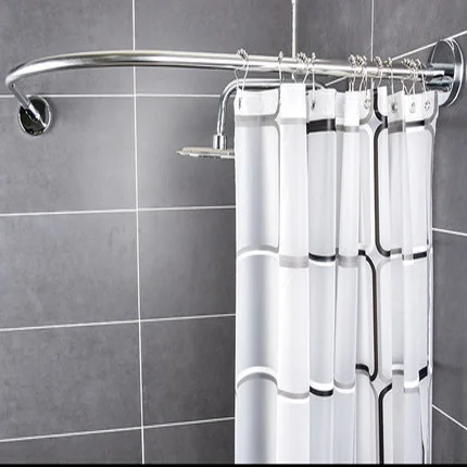 Free Shower Curtain Curved Corner In Stan Free Shower Curtain Curved Corner