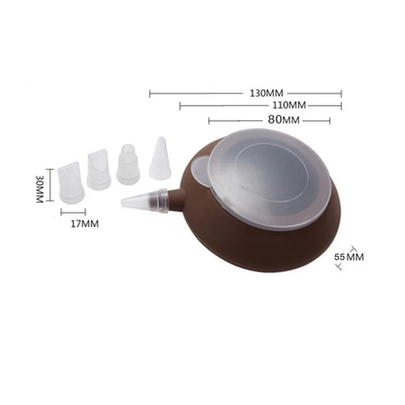 FILBAKE Hot Sets Bakery Silicone Cake Muffin Macaroon Macaron Piping icing Baking Tool Pot 4 Nozzles Set Kitchen Cake Tools