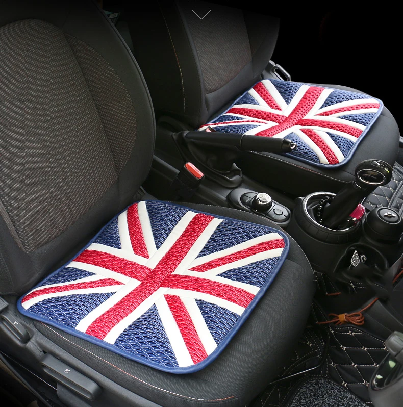 2pcs Mini Cooper Car Seat Union Jack Non binding Car Seat Cushion R55