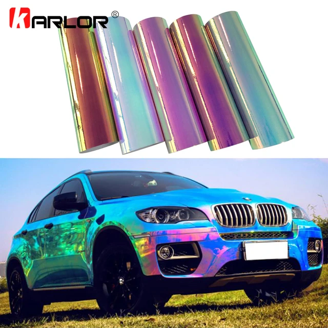 30x100cm chrome rainbow mirror