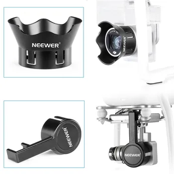 

Neewer Protective Camera Lens Cap Cover+Flower-type Rose Petal Lens Hood for DJI Phantom 3 Standard/Professional and Advanced