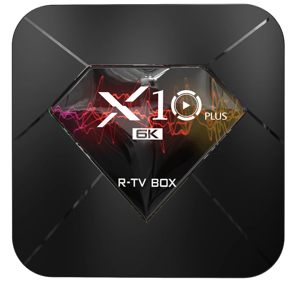 R TV X10 Plus Smart Box Android 9 0 Allwinner H6 четырехъядерный 2 4G WIFI USB 3 HDMI 4 Гб RAM + 32/64 ГБ ROM Поддержка