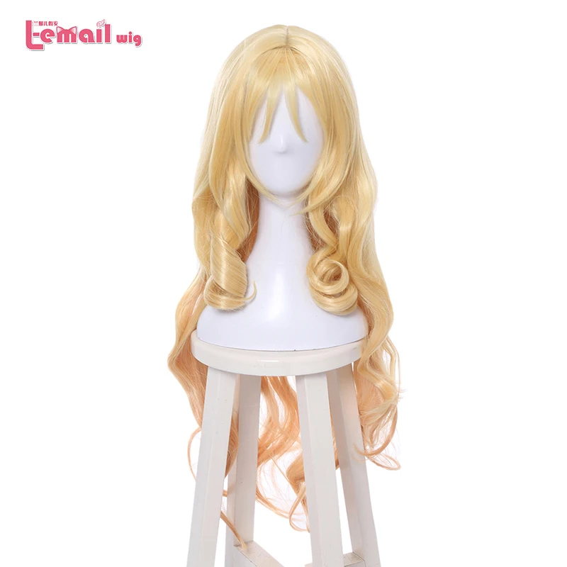 

L-email wig New Eromanga Sensei Yamada Elf Cosplay Wigs 80cm Gradient Coler Heat Resistant Synthetic Hair Perucas Cosplay Wig