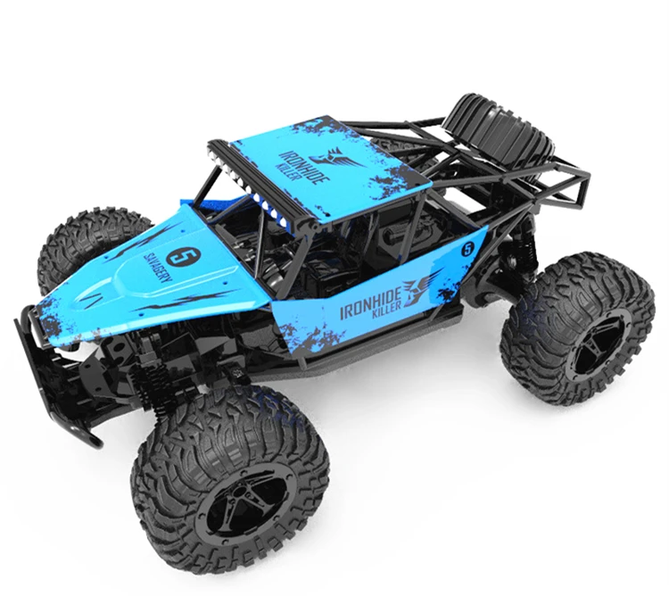 116 2.4GHz RC Cars Rock Climbing Car 4WD Double Motors Bigfoot Remote Control Vehicles Remote Control Off-Road Vehicle Toys3