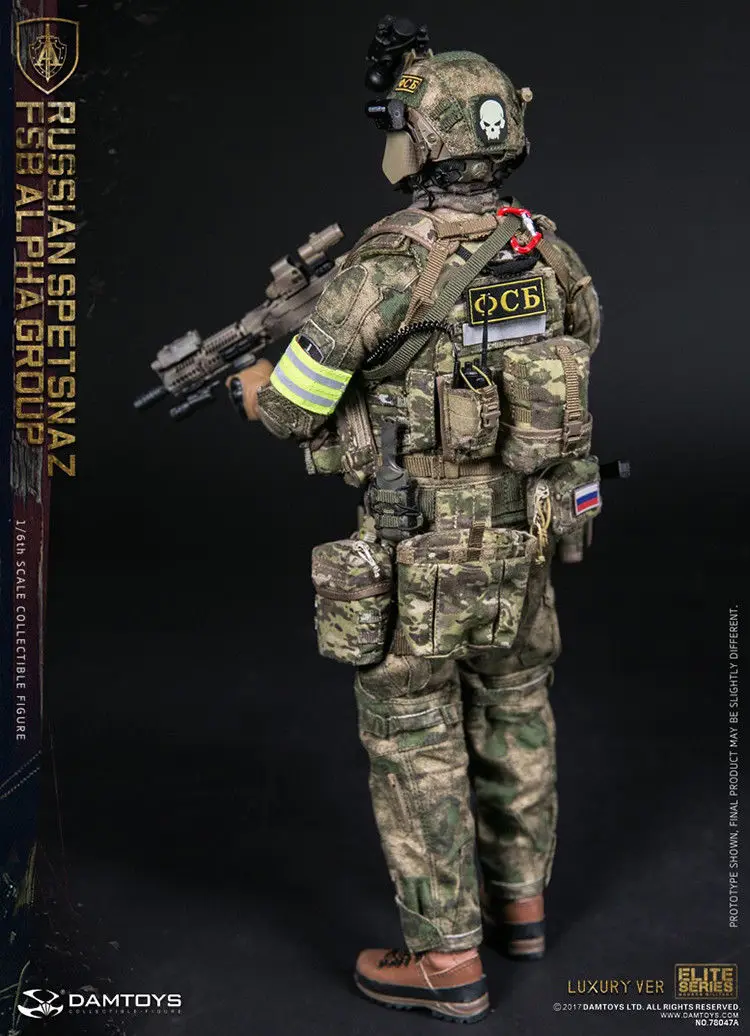 DAMTOYS плотина русский Spetsnaz Fsb Alpha Group роскошный Ver 78047 фигурка Коллекционная модель игрушки