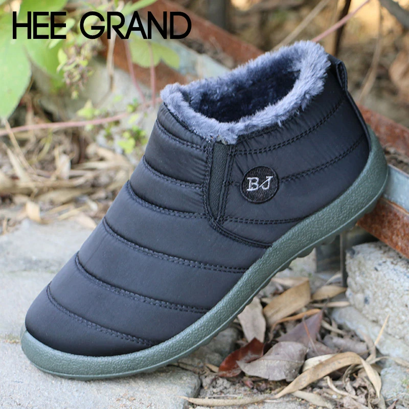 HEE GRAND Women Hot Ankle Boots Warm Winter Outdoor Waterproof Snow