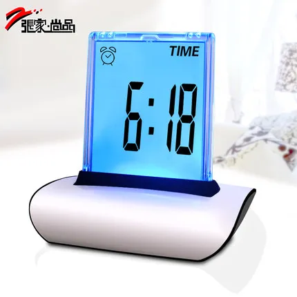2016 Hot LED Colorful Backlight Digital Alarm Clock Multifunctional Despertador Electronic Desk Desktop Table Reveil | Дом и сад