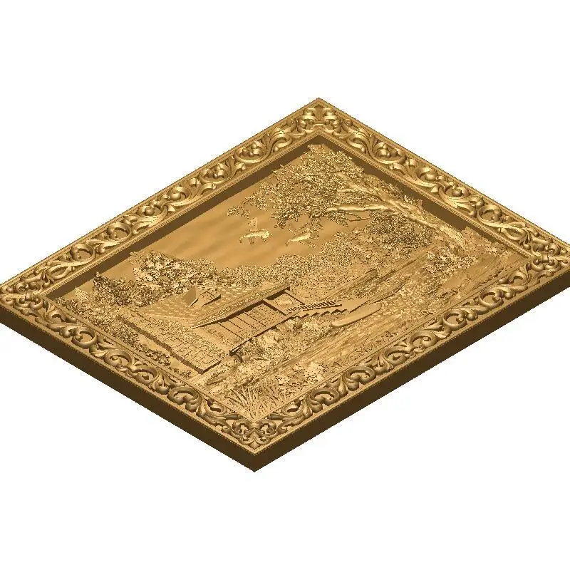 Les_Domik 3d модель STL рельеф для ЧПУ формат stl artcam vectric aspire|stl relief|3d model stlmodel |